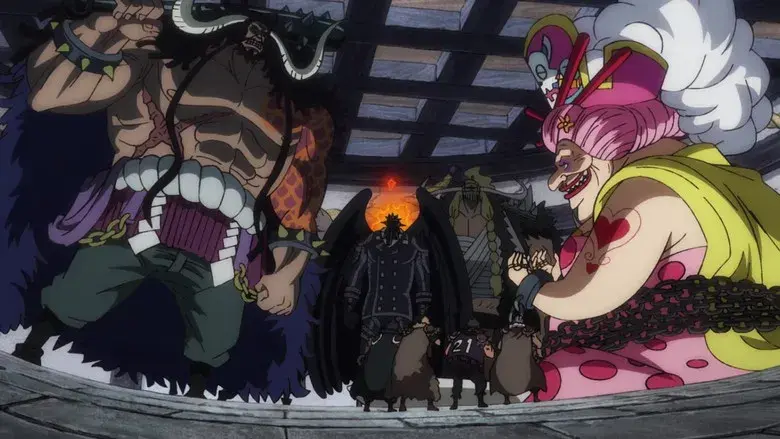 ¡Tensión en Onigashima! ¡Se ven dos Emperadores!