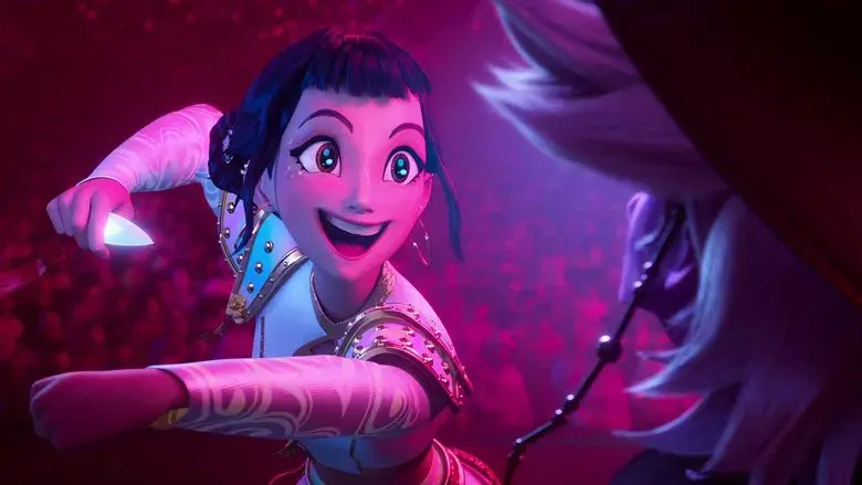 Las guerreras k-pop - Fondo