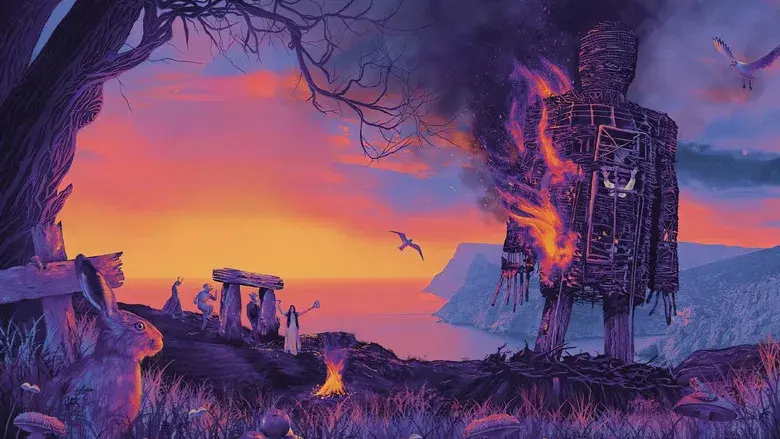 El hombre de mimbre - Fondo