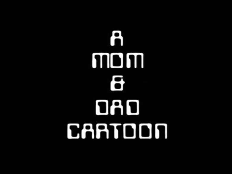 Una caricatura de Mamá y Papá