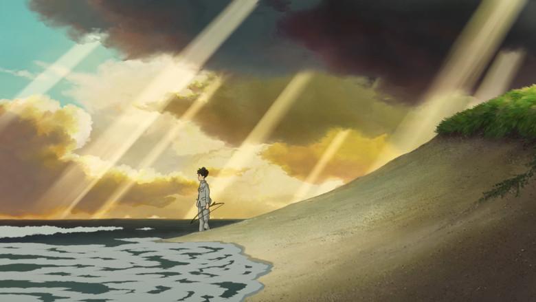 El chico y la garza - Fondo