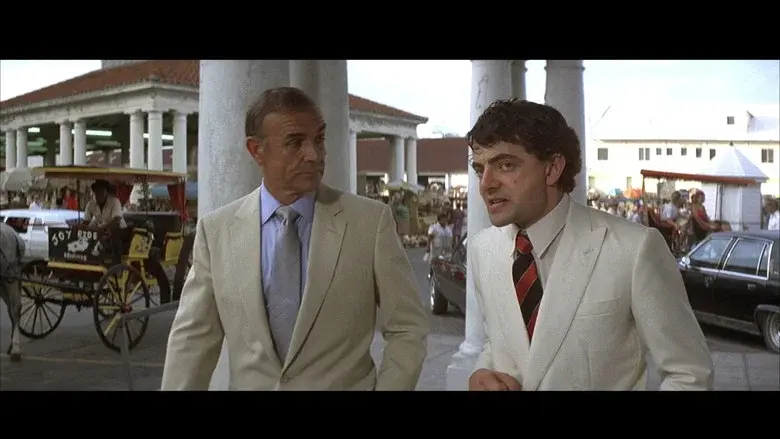 Nunca digas nunca jamás - Fondo