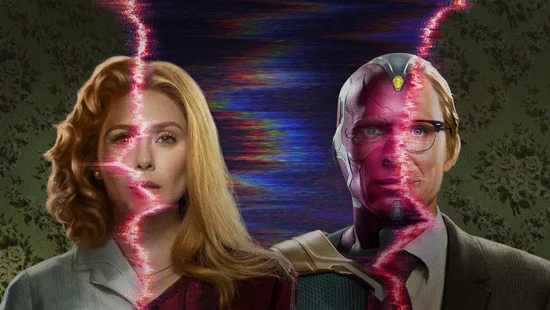 Bruja Escarlata y Visión - Fondo