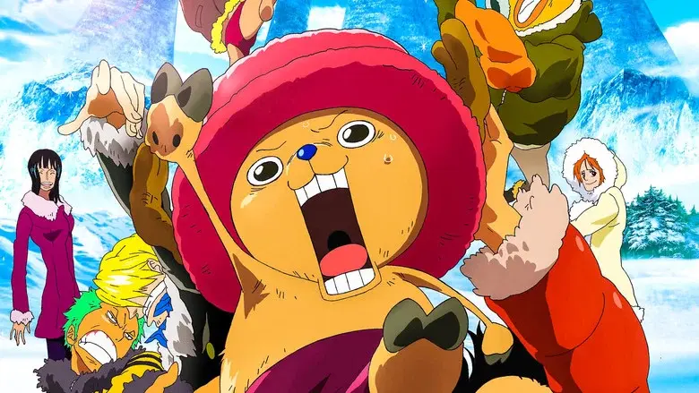 One Piece: La saga de Chopper -  El Milagro del Cerezo Florecido en Invierno - Fondo