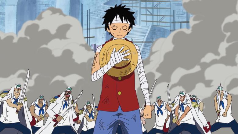 ¡Un regreso inexplicable! Luffy en el Cuartel General de La Marina