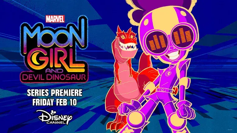 Marvel's Moon Girl y Dinosaurio Diabólico - Fondo