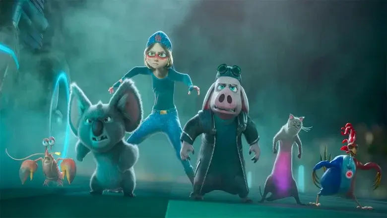 Super agente Hitpig - Fondo