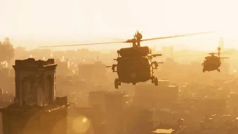 Black Hawk derribado - Fondo