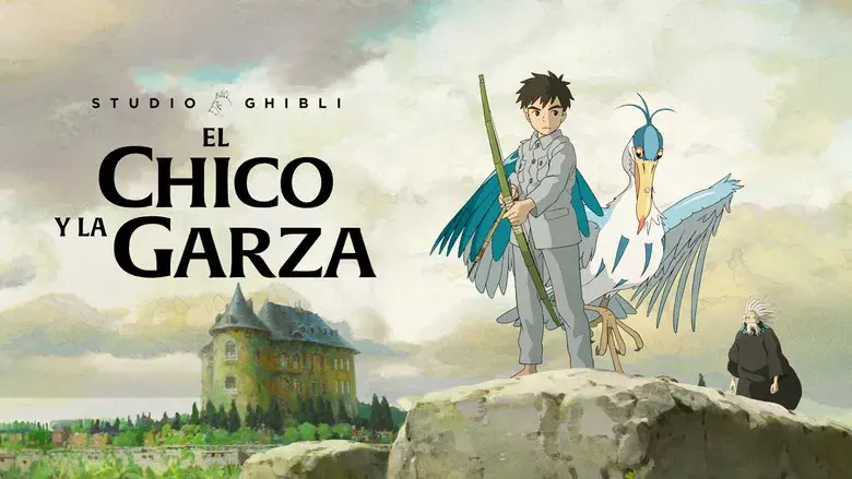 El chico y la garza - Fondo