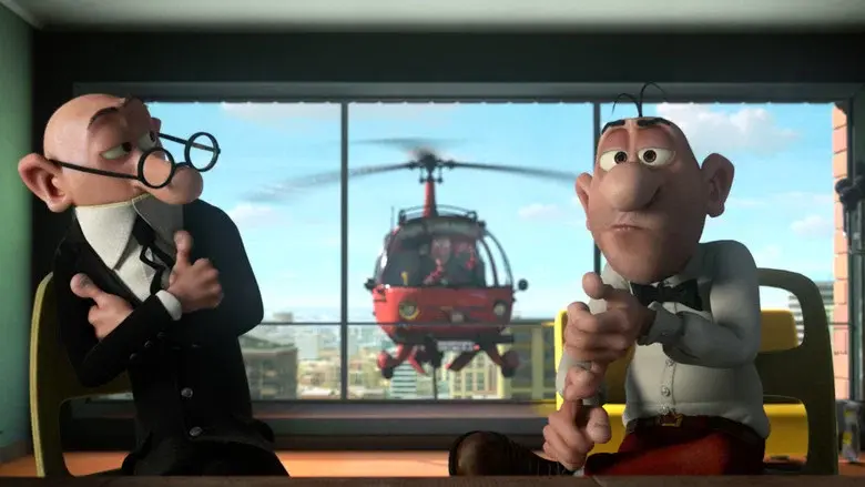 Mortadelo y Filemón contra Jimmy el Cachondo - Fondo