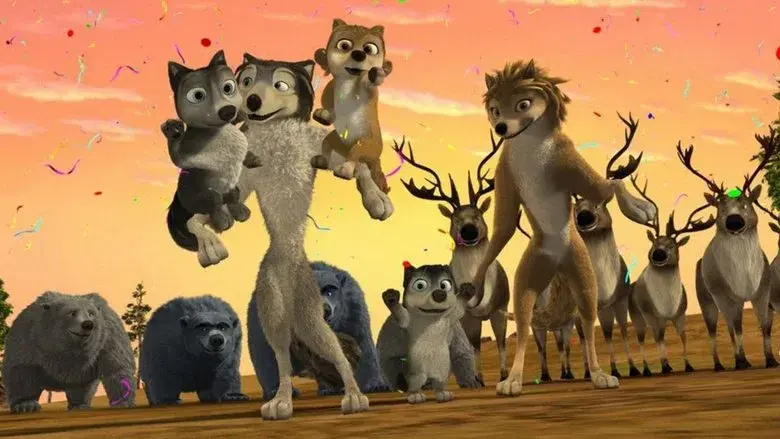 Alpha y Omega 2: una Navidad de aupa - Fondo