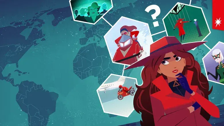 Carmen Sandiego: To Steal or Not to Steal - Fondo