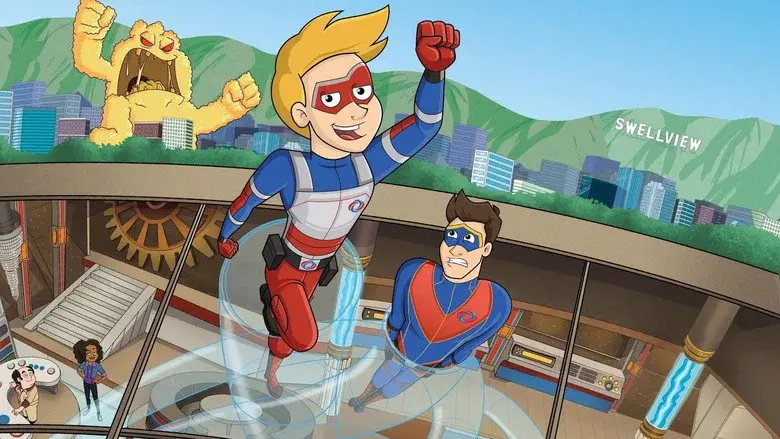Las aventuras de Kid Danger - Fondo
