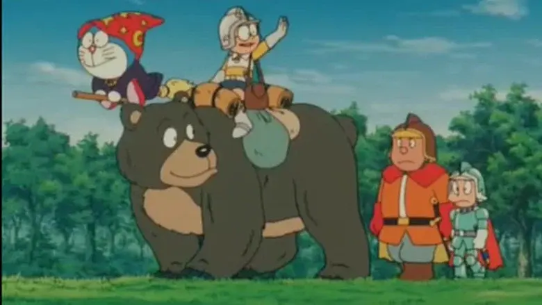 Doraemon y los tres mosqueteros - Fondo