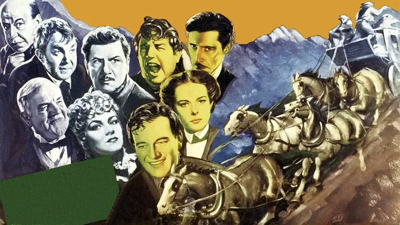 La diligencia - Fondo