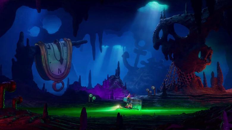 Bob Esponja: Una aventura pirata - Fondo