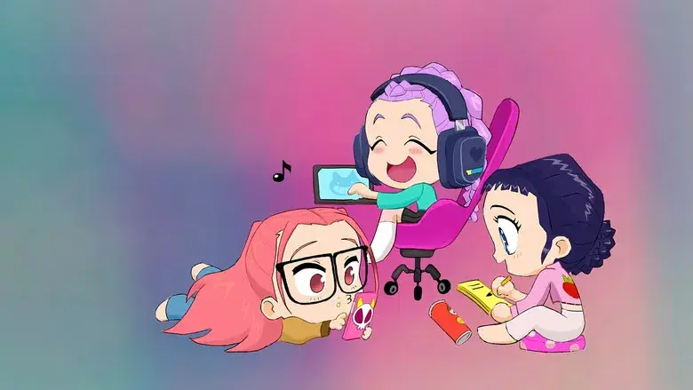 Las guerreras k-pop - Fondo