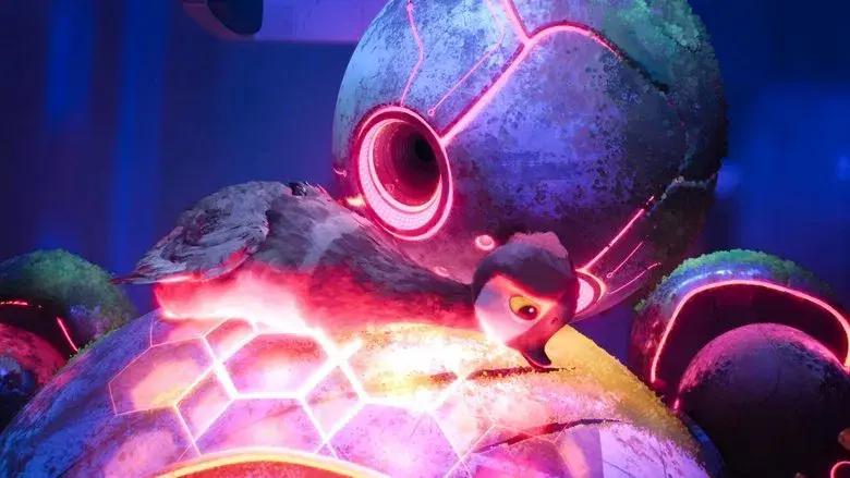 Robot salvaje - Fondo