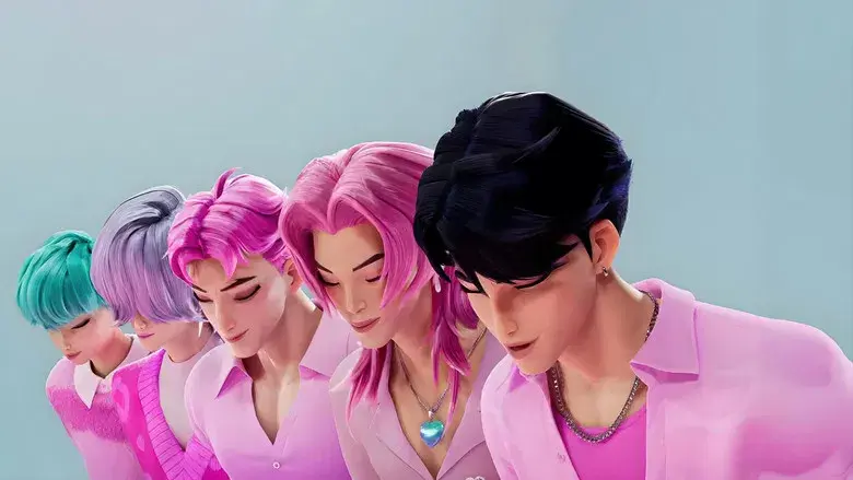 Las guerreras k-pop - Fondo