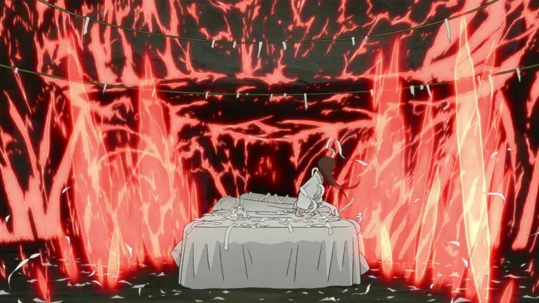 El chico y la garza - Fondo