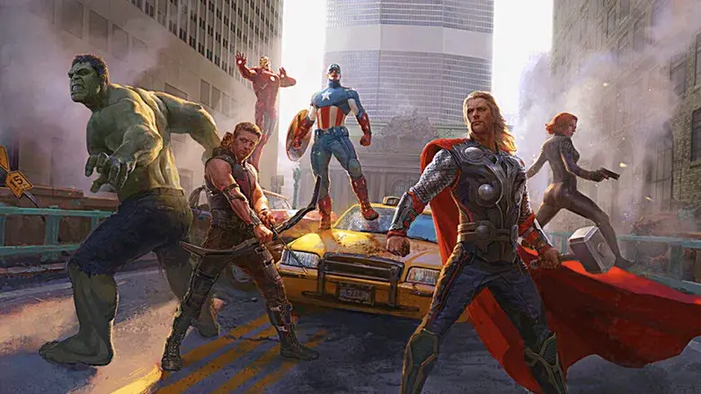 Los Vengadores - Fondo