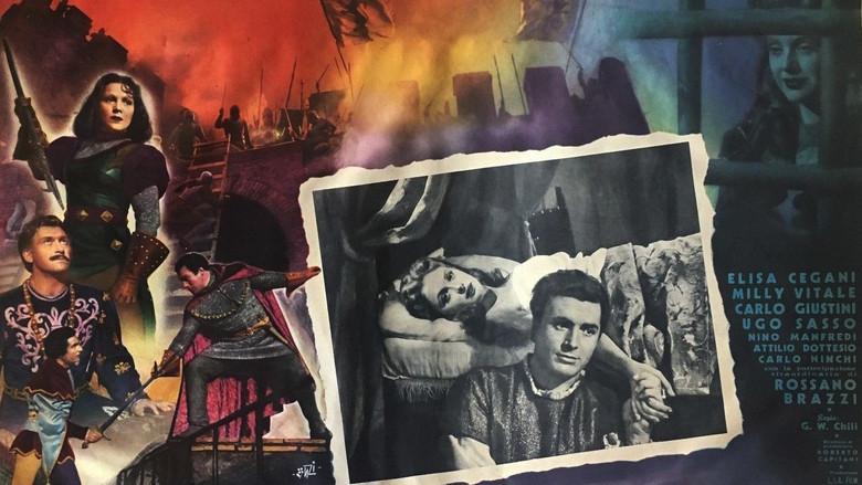 La prigioniera della torre di fuoco - Backdrop