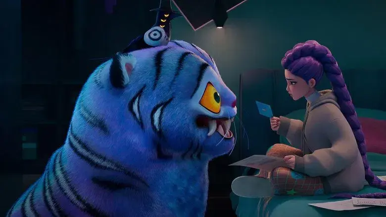 Las guerreras k-pop - Fondo