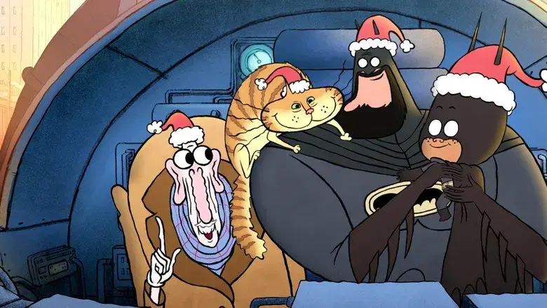 Feliz Mini-Bat-Navidad - Fondo