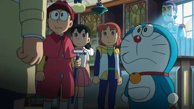 Doraemon y Nobita Holmes en el misterioso museo del futuro - Fondo