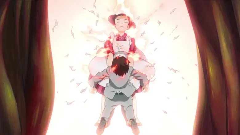 El chico y la garza - Fondo