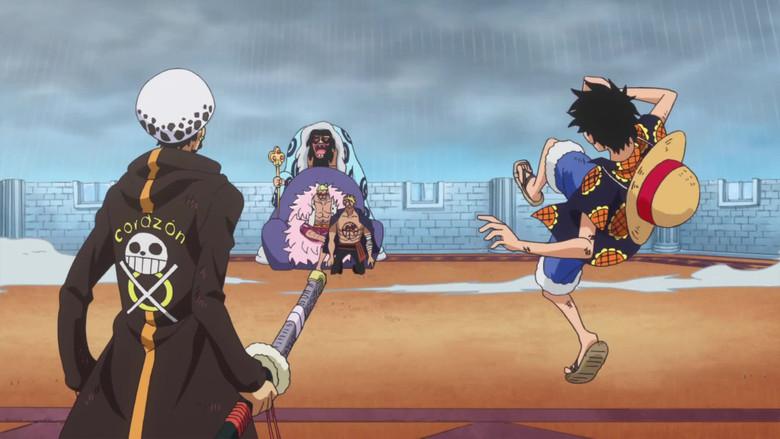¡La ira explota! El plan definitivo de Luffy y Law