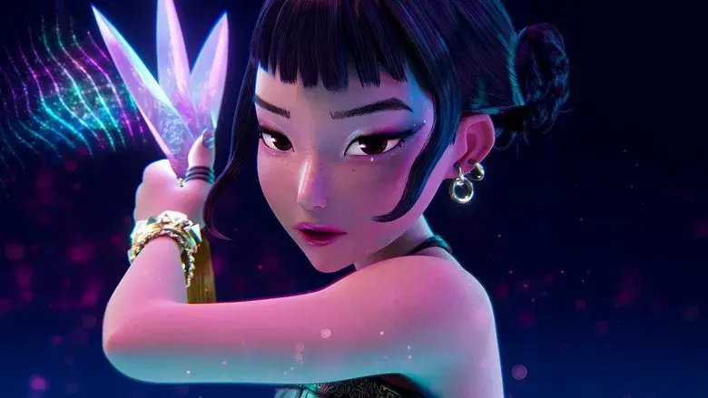 Las guerreras k-pop - Fondo