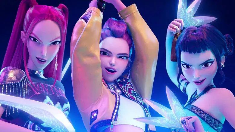 Las guerreras k-pop - Fondo