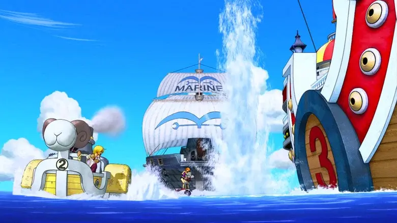 One Piece 3D: Persecución del sombrero de paja - Fondo