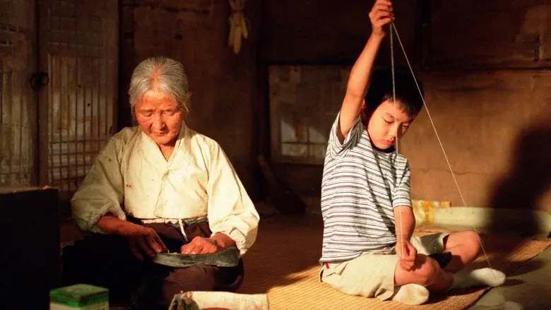 Sang Woo y su abuela - Fondo