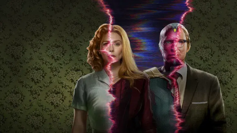 Bruja Escarlata y Visión - Fondo