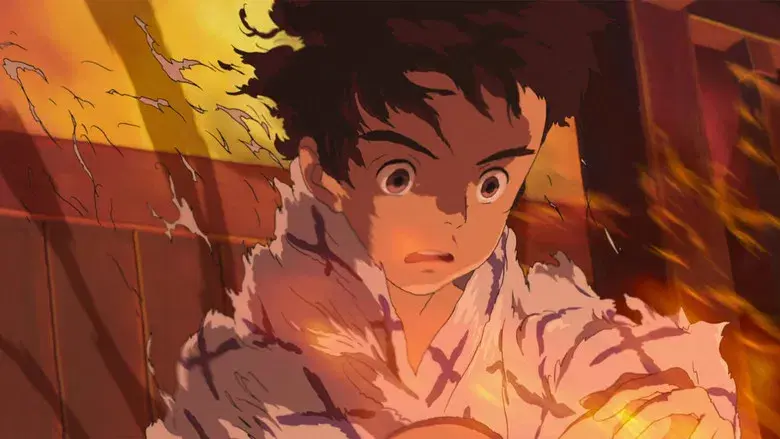 El chico y la garza - Fondo