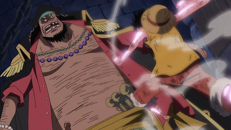 ¡Un Jet Pistol lleno de ira! ¡Luffy vs. Barbanegra!