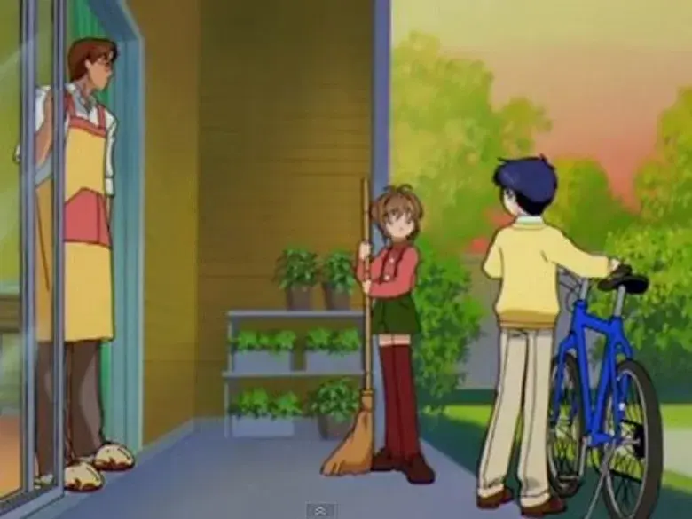 Sakura y la bicicleta asustada