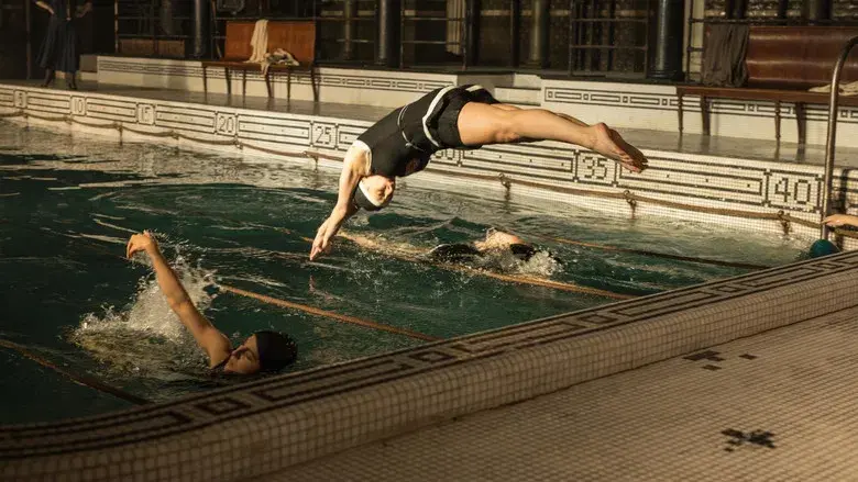La joven y el mar - Fondo