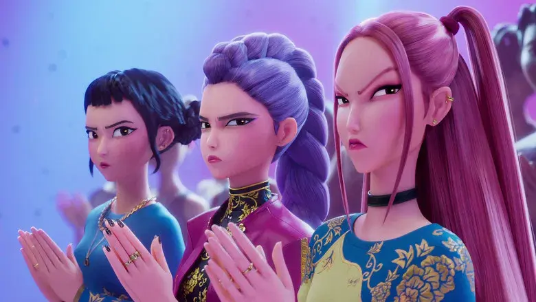 Las guerreras k-pop - Fondo