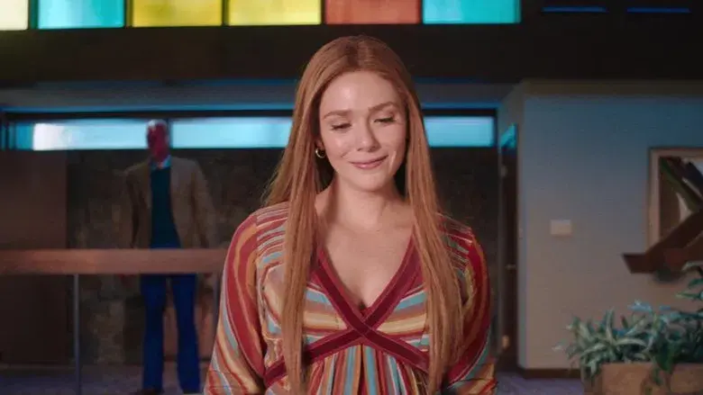 Bruja Escarlata y Visión - Fondo