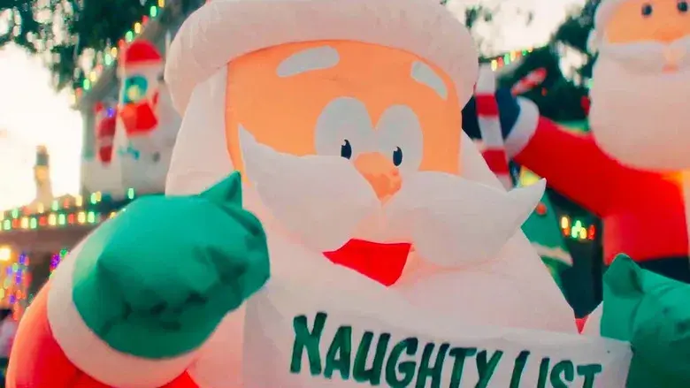 Navidad en Candy Cane Lane - Fondo