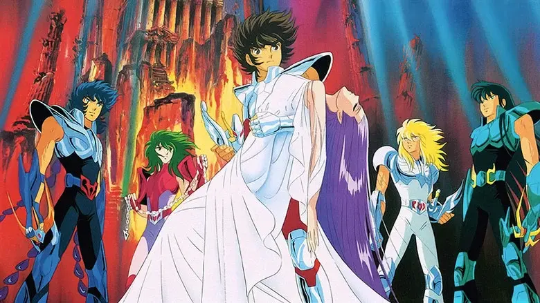 Los Caballeros del Zodiaco: La leyenda de los santos escarlatas - Fondo