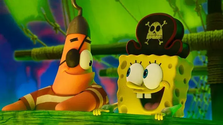Bob Esponja: Una aventura pirata - Fondo