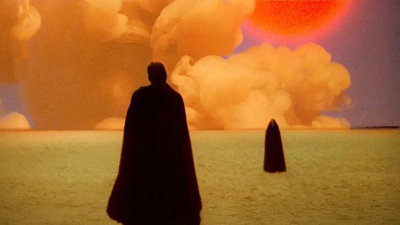 El visitante del más allá - Fondo