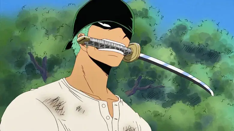 ¡Zoro afila sus colmillos! ¡Combate contra un animal salvaje!