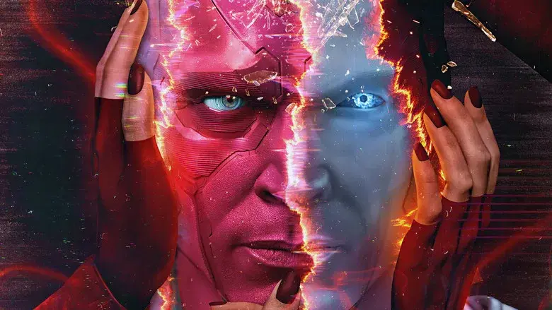 Bruja Escarlata y Visión - Fondo