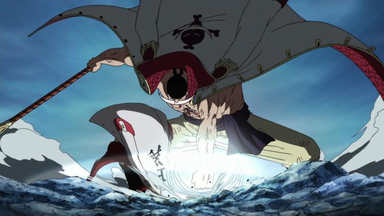 ¡La sede de la Marina se desmorona! ¡La rabia silenciosa de Shirohige!