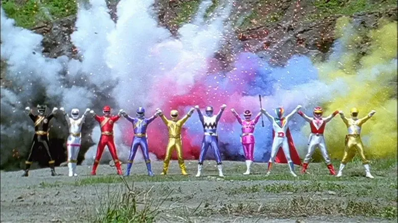Gaorangers Vs Super Sentai - Fondo